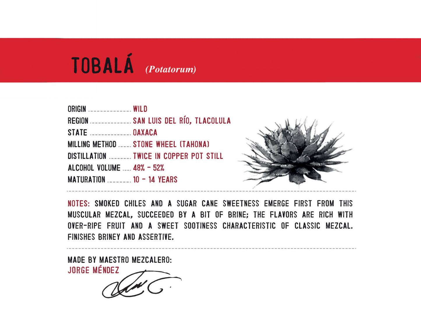 Tobalá 700ml 